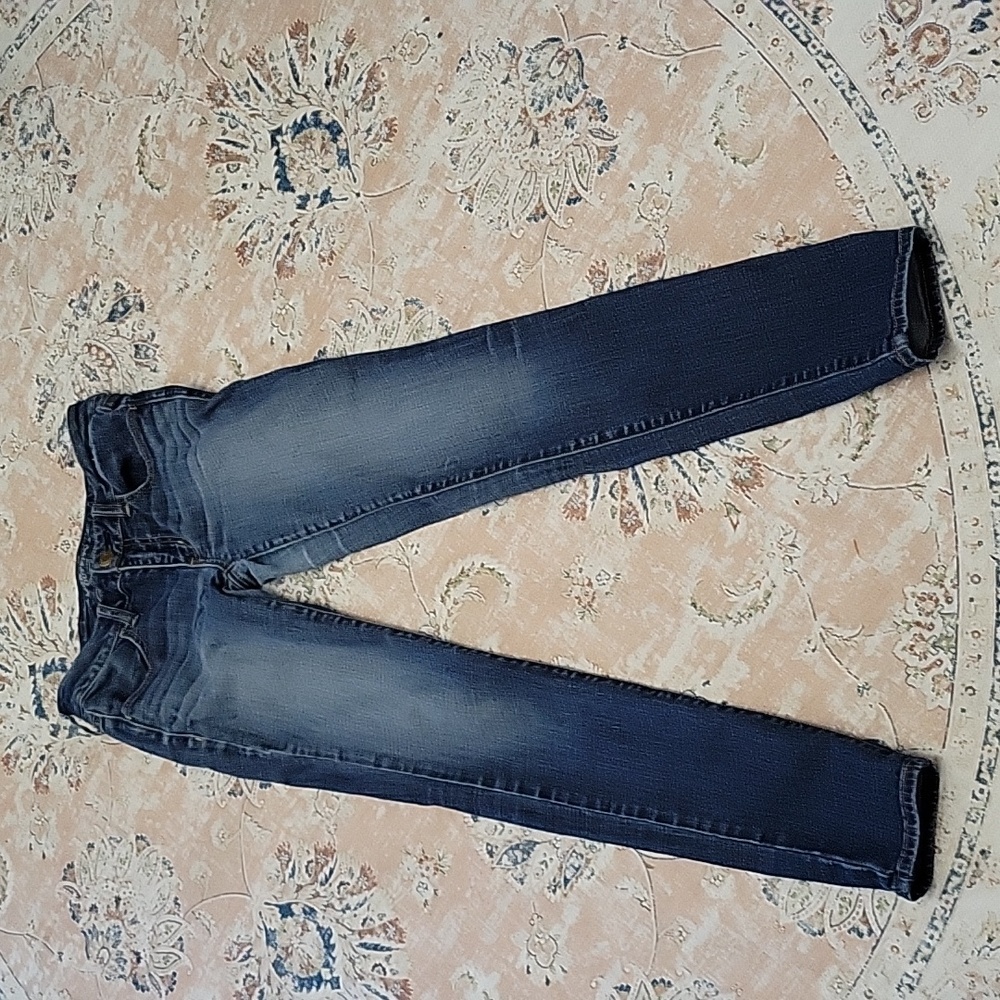 American Eagle Outfitters Super Stretch jegging blue stretch Size 6 Long…EUC